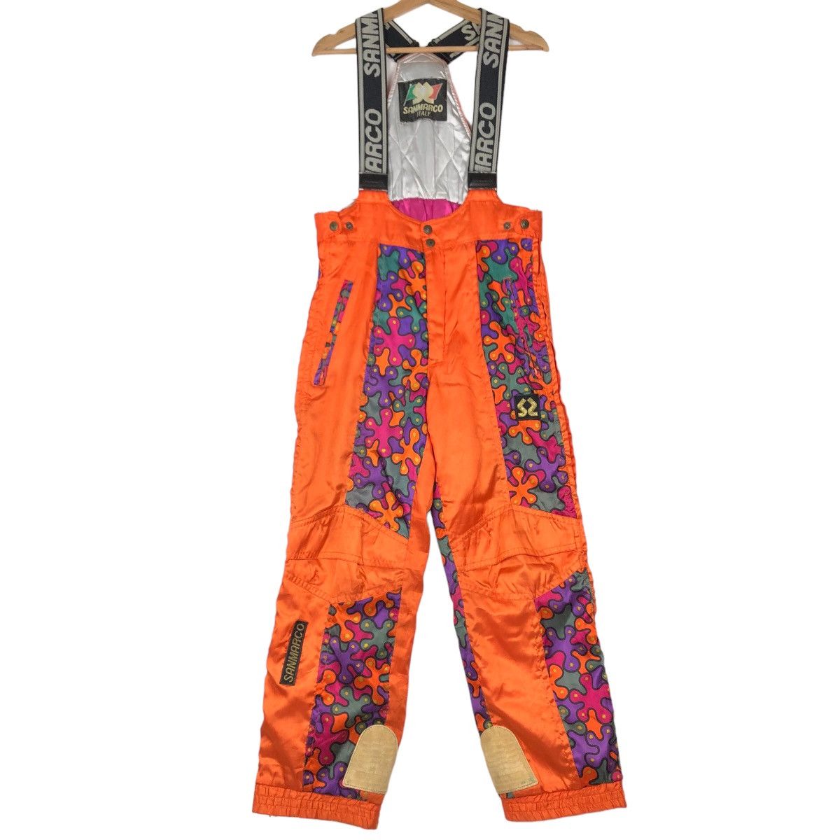 Japanese Brand VINTAGE SKI OVERALL RARE COLOURFUL SANMARCO ITALY Size US 38 / EU 54 - 1 Thumbnail