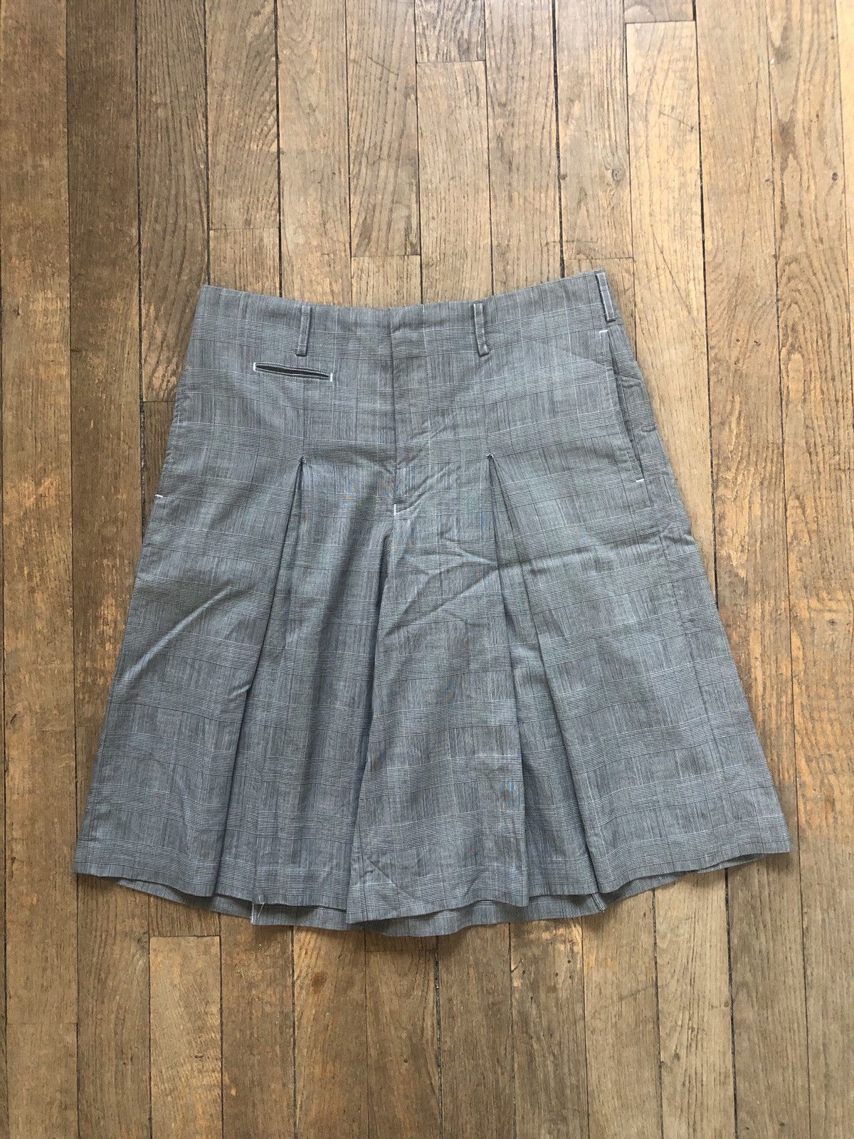 image of Comme Des Garcons x Comme Des Garcons Homme Plus Cdg Homme Plus Kilt in Grey, Men's (Size 32)