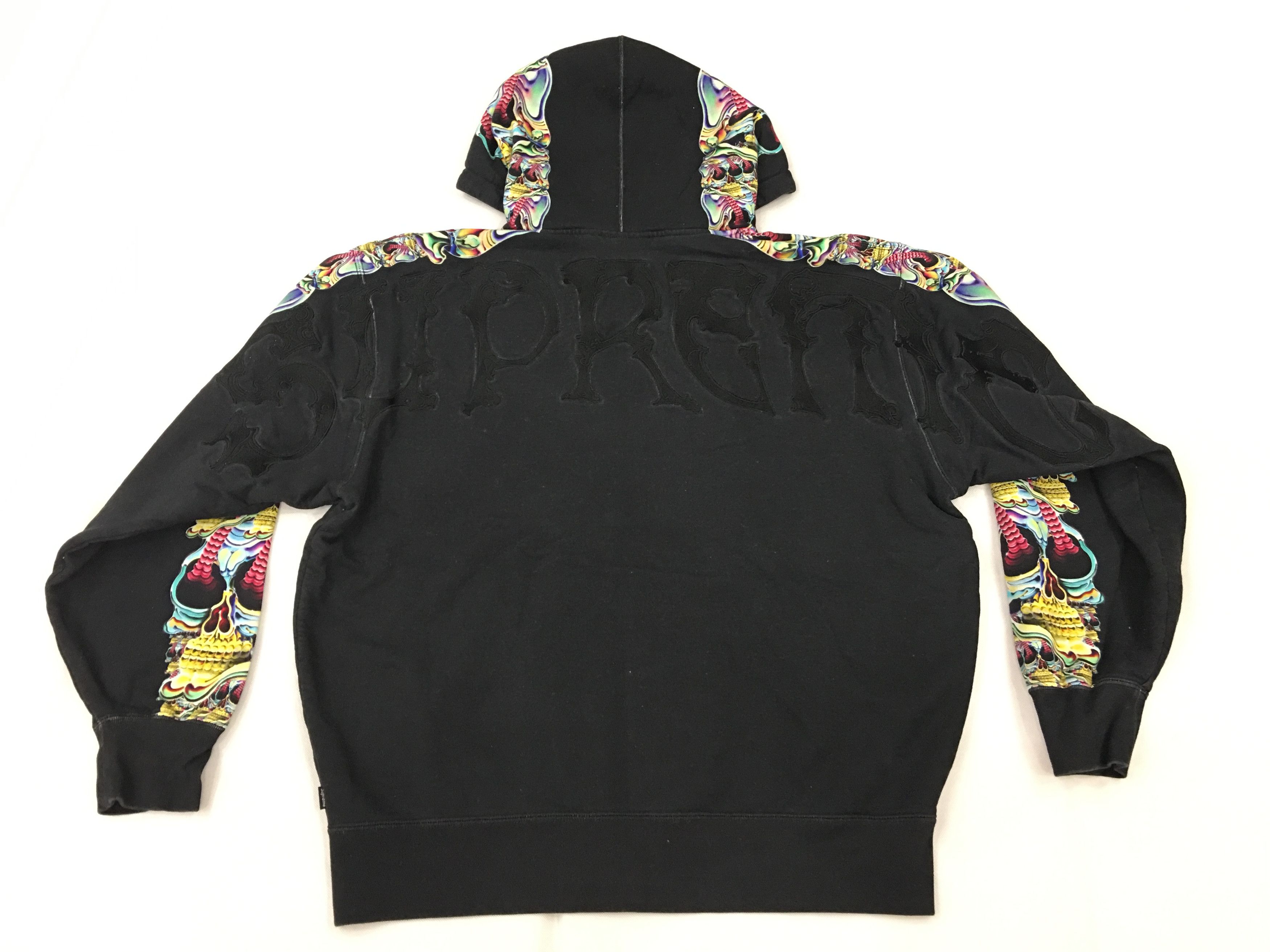 Supreme Supreme Skulls Zip Up Hooded Sweatshirt Black Large Size US L / EU 52-54 / 3 - 2 Thumbnail