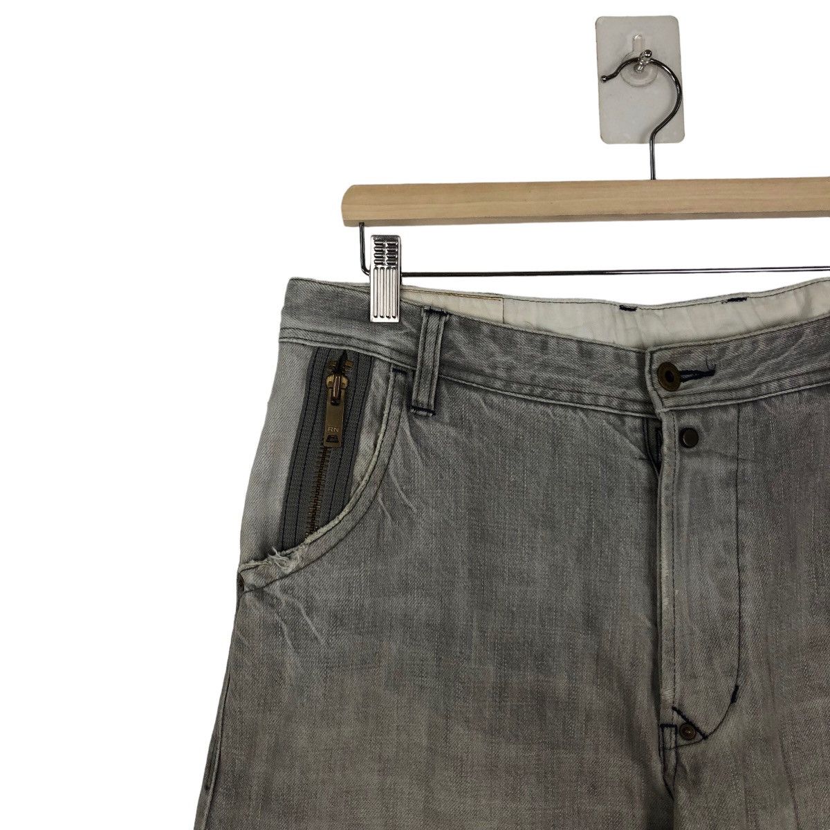 Japanese Brand VINTAGE R.NEWBOLD PUNK DENIM PANTS INSPIRED BUZZ RICKSONS Size US 34 / EU 50 - 6 Thumbnail