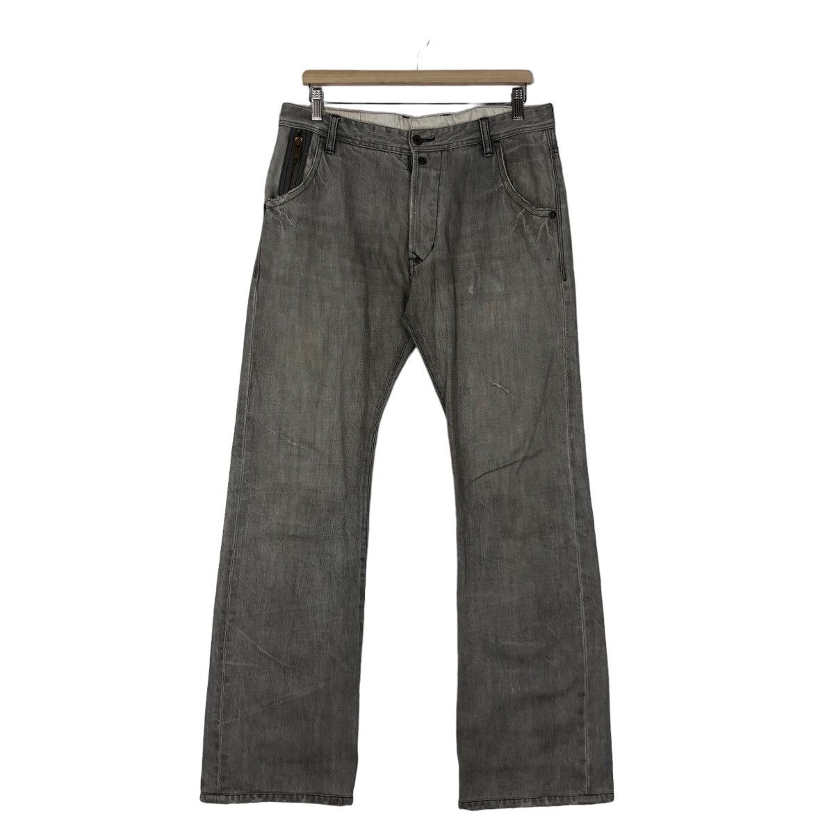 Japanese Brand VINTAGE R.NEWBOLD PUNK DENIM PANTS INSPIRED BUZZ RICKSONS Size US 34 / EU 50 - 1 Thumbnail