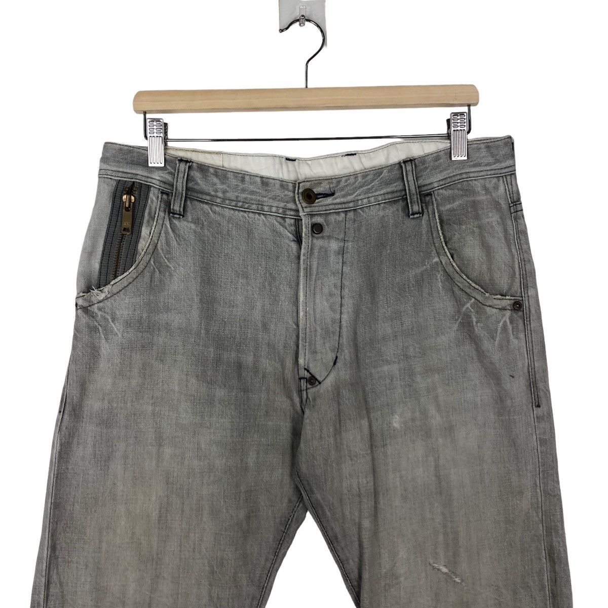 Japanese Brand VINTAGE R.NEWBOLD PUNK DENIM PANTS INSPIRED BUZZ RICKSONS Size US 34 / EU 50 - 2 Thumbnail