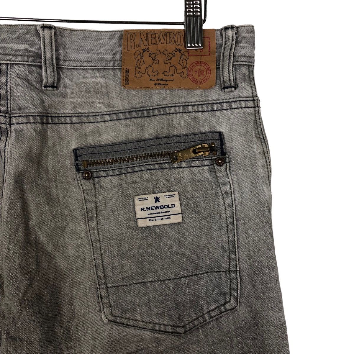 Japanese Brand VINTAGE R.NEWBOLD PUNK DENIM PANTS INSPIRED BUZZ RICKSONS Size US 34 / EU 50 - 9 Thumbnail