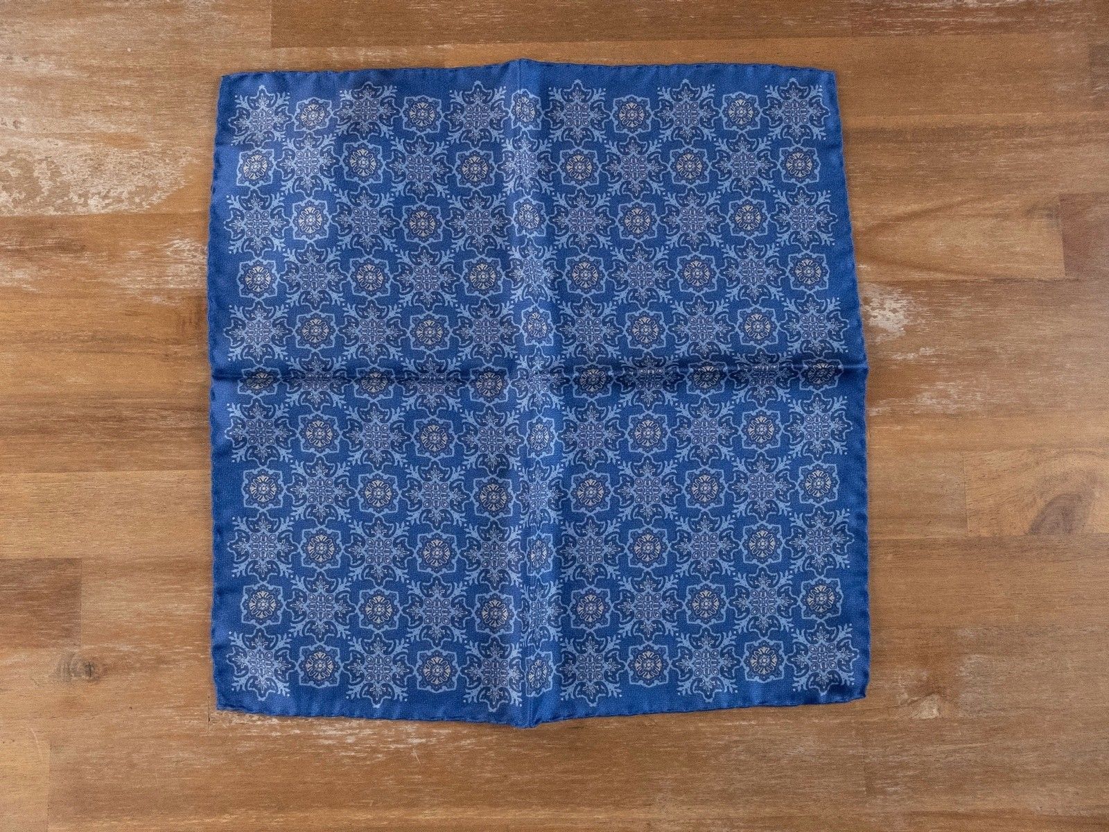 Luciano Barbera LUCIANO BARBERA blue silk pocket square authentic Size ONE SIZE - 1 Thumbnail