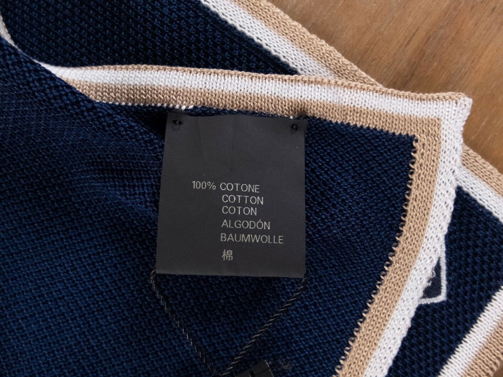 Corneliani CORNELIANI navy blue knitted pocket square authentic Size ONE SIZE - 3 Thumbnail
