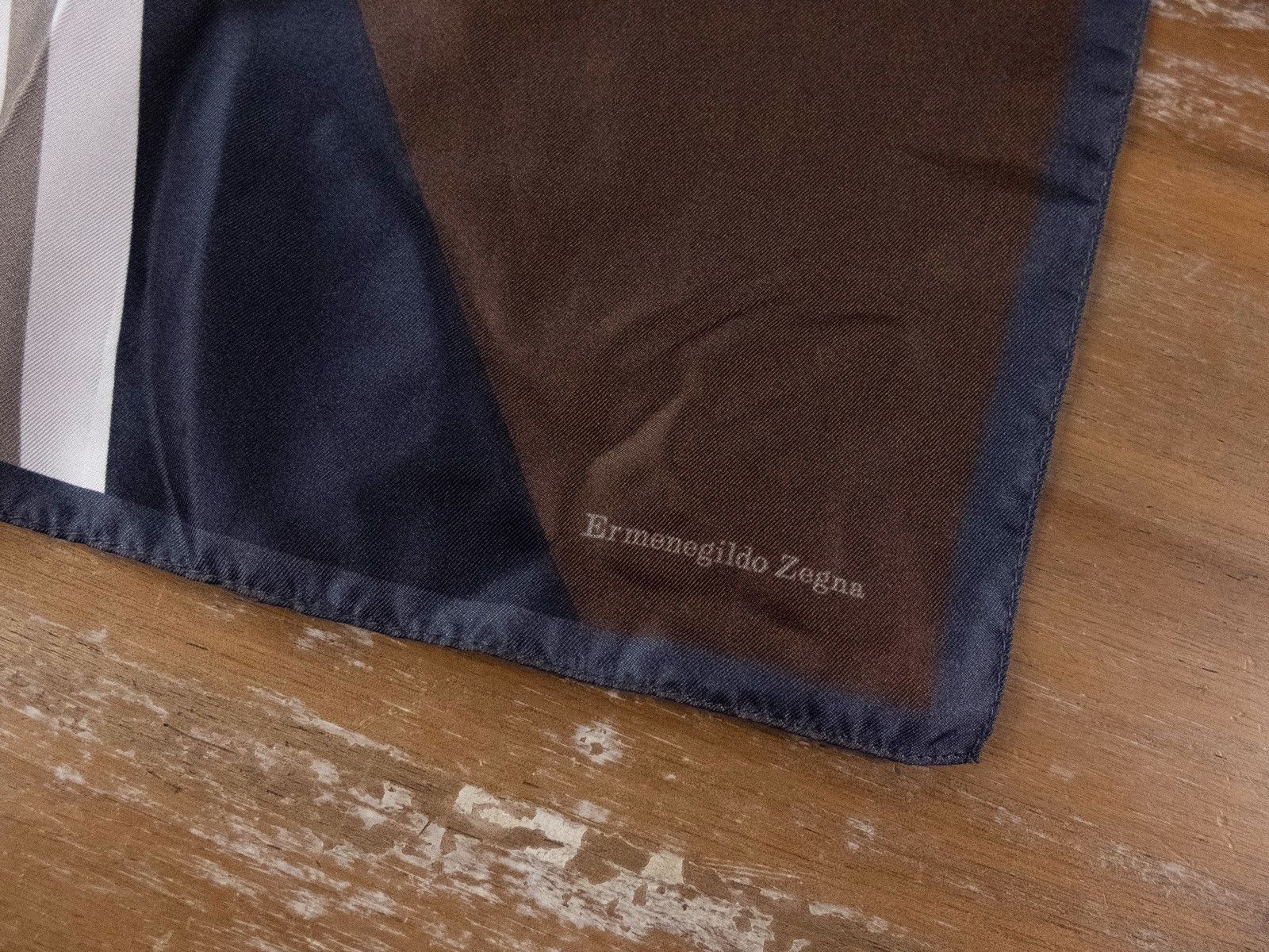 Ermenegildo Zegna ERMENEGILDO ZEGNA multicolor silk pocket square authentic Size ONE SIZE - 2 Thumbnail