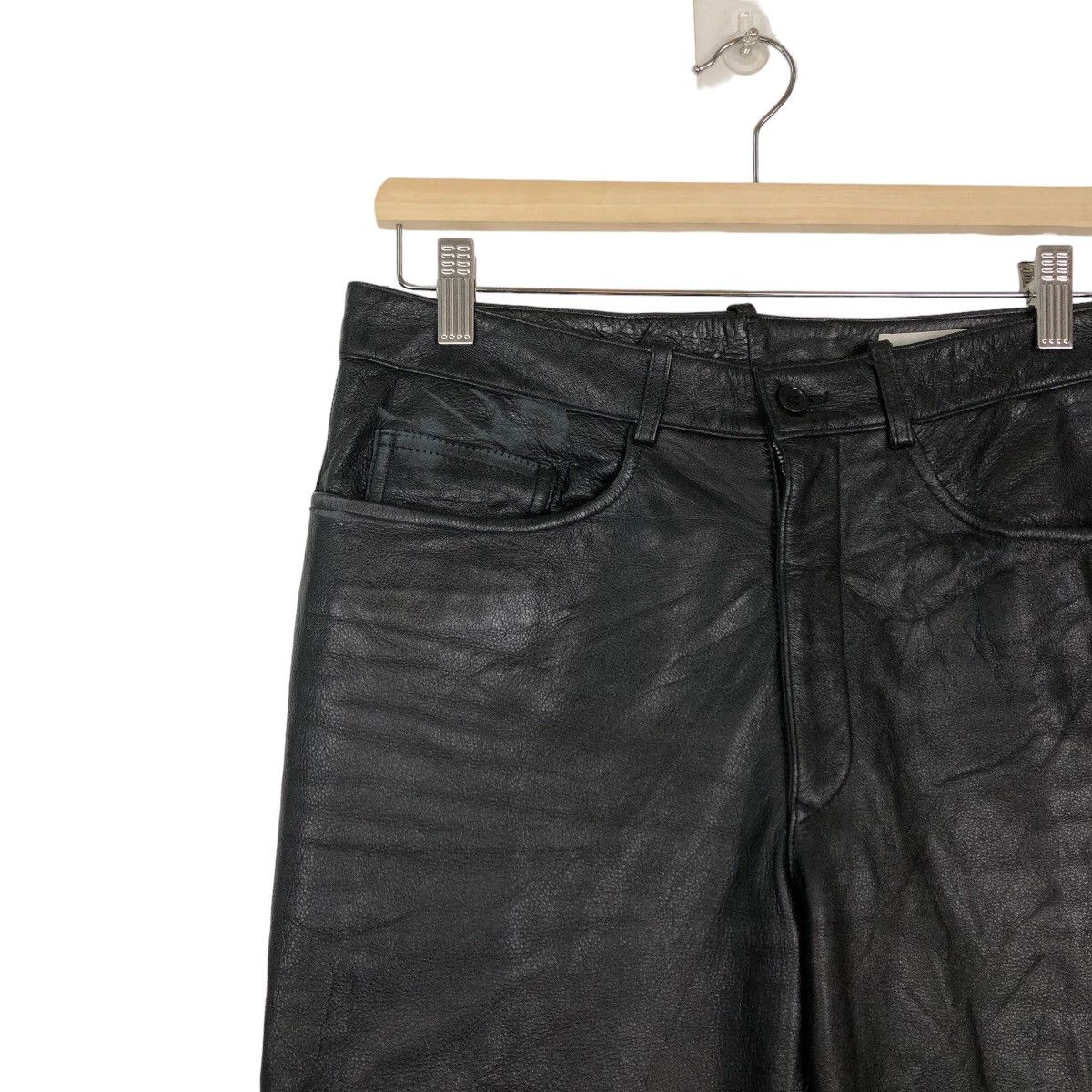Japanese Brand 🔥VERY RARE SOFT LEATHER PANTS PAUL SMITH JAPAN MADE Size US 30 / EU 46 - 6 Thumbnail