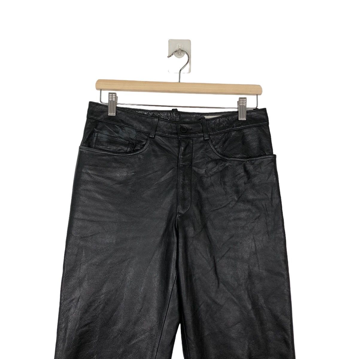 Japanese Brand 🔥VERY RARE SOFT LEATHER PANTS PAUL SMITH JAPAN MADE Size US 30 / EU 46 - 2 Thumbnail