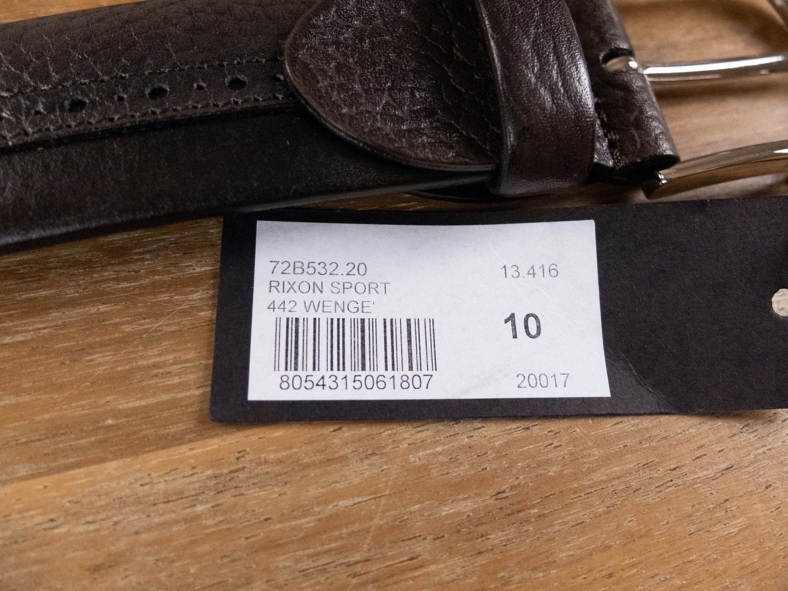 Barrett BARRETT brown leather belt authentic - Size 110 - NWT Size 42 - 3 Thumbnail