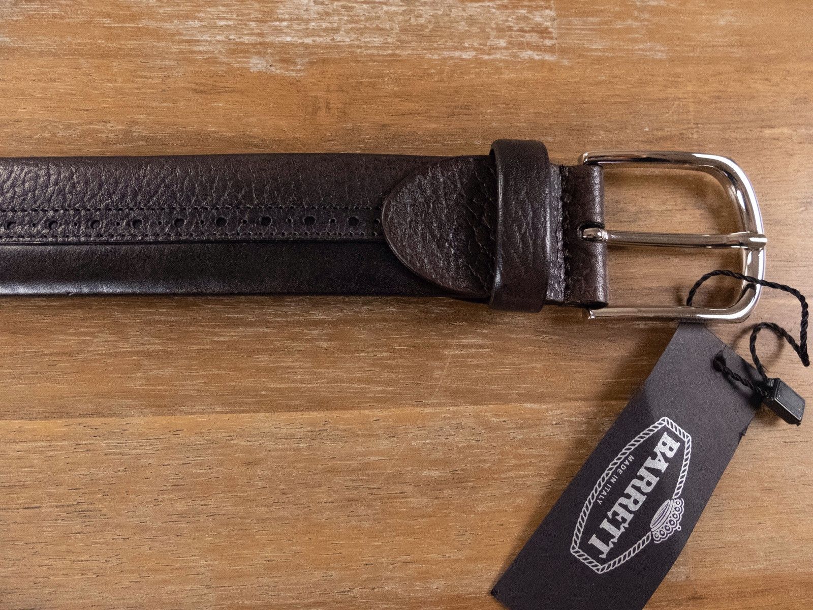 Barrett BARRETT brown leather belt authentic - Size 110 - NWT Size 42 - 2 Thumbnail