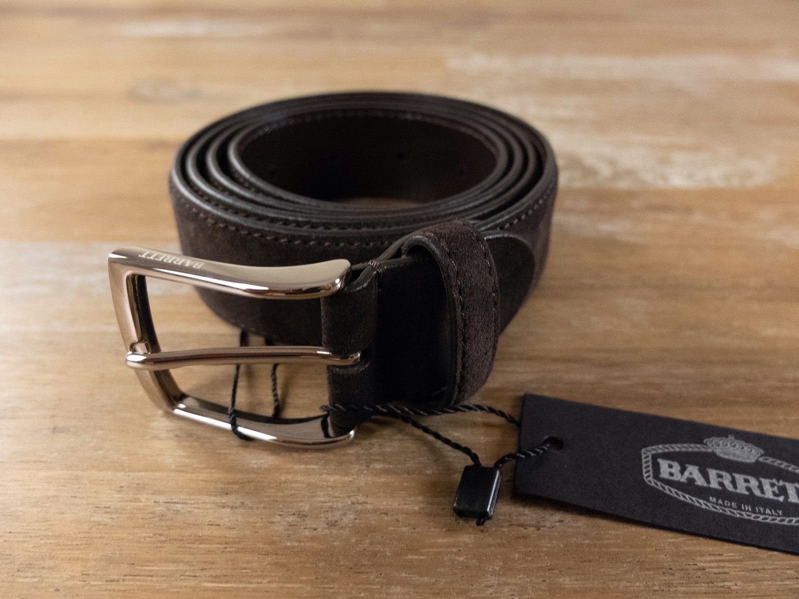Barrett BARRETT brown suede belt authentic - Size 105 - NWT Size 40 - 1 Thumbnail