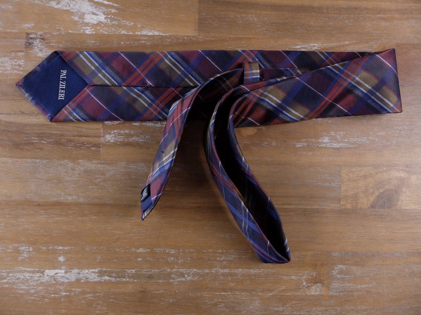 Pal Zileri PAL ZILERI multicolor plaid tartan silk tie authentic Size ONE SIZE - 2 Thumbnail