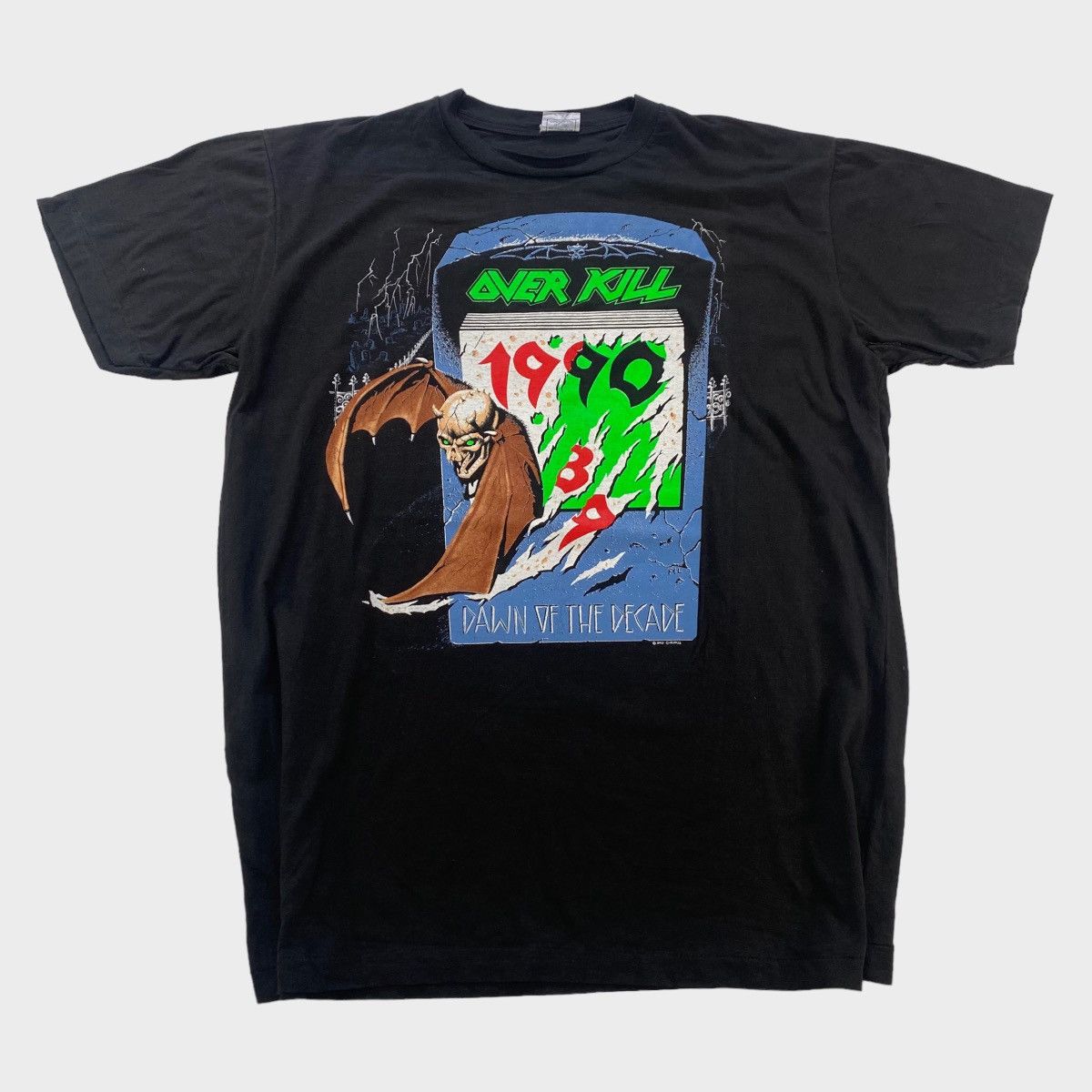 1990 Overkill « Dawn Of The Decade » T-Shirt