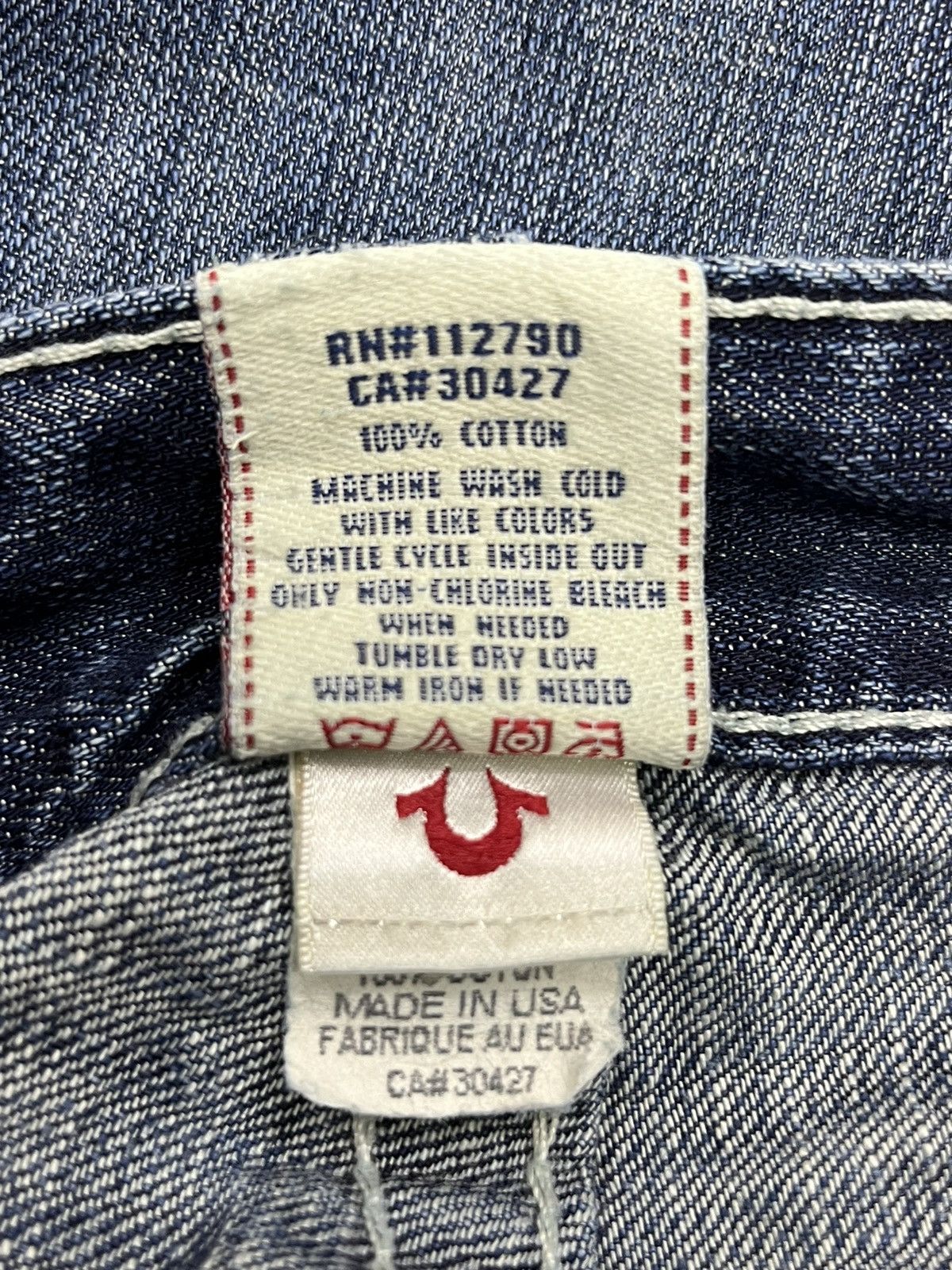 Vintage Vintage FLARE BILLY Leather Logo Evisu Style Size US 32 / EU 48 - 13 Thumbnail