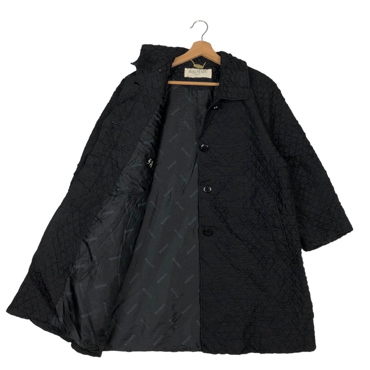Balmain VINTAGE OVERSIZED SILK JACKET BALMAIN PARIS Size US M / EU 48-50 / 2 - 8 Thumbnail