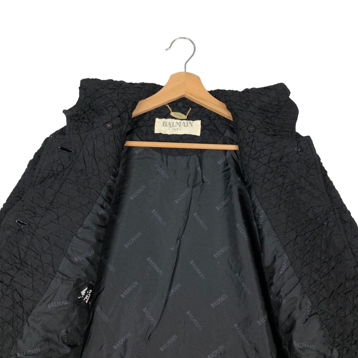 Balmain VINTAGE OVERSIZED SILK JACKET BALMAIN PARIS Size US M / EU 48-50 / 2 - 10 Thumbnail