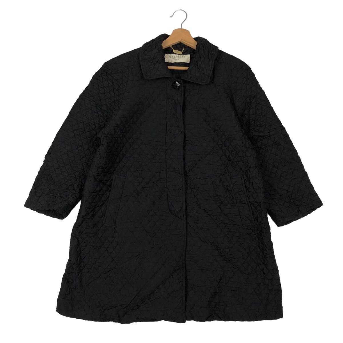 Balmain VINTAGE OVERSIZED SILK JACKET BALMAIN PARIS Size US M / EU 48-50 / 2 - 1 Thumbnail