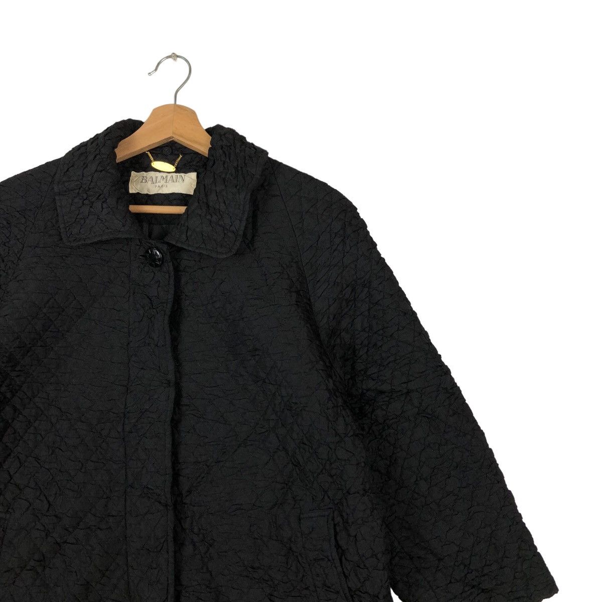 Balmain VINTAGE OVERSIZED SILK JACKET BALMAIN PARIS Size US M / EU 48-50 / 2 - 5 Thumbnail