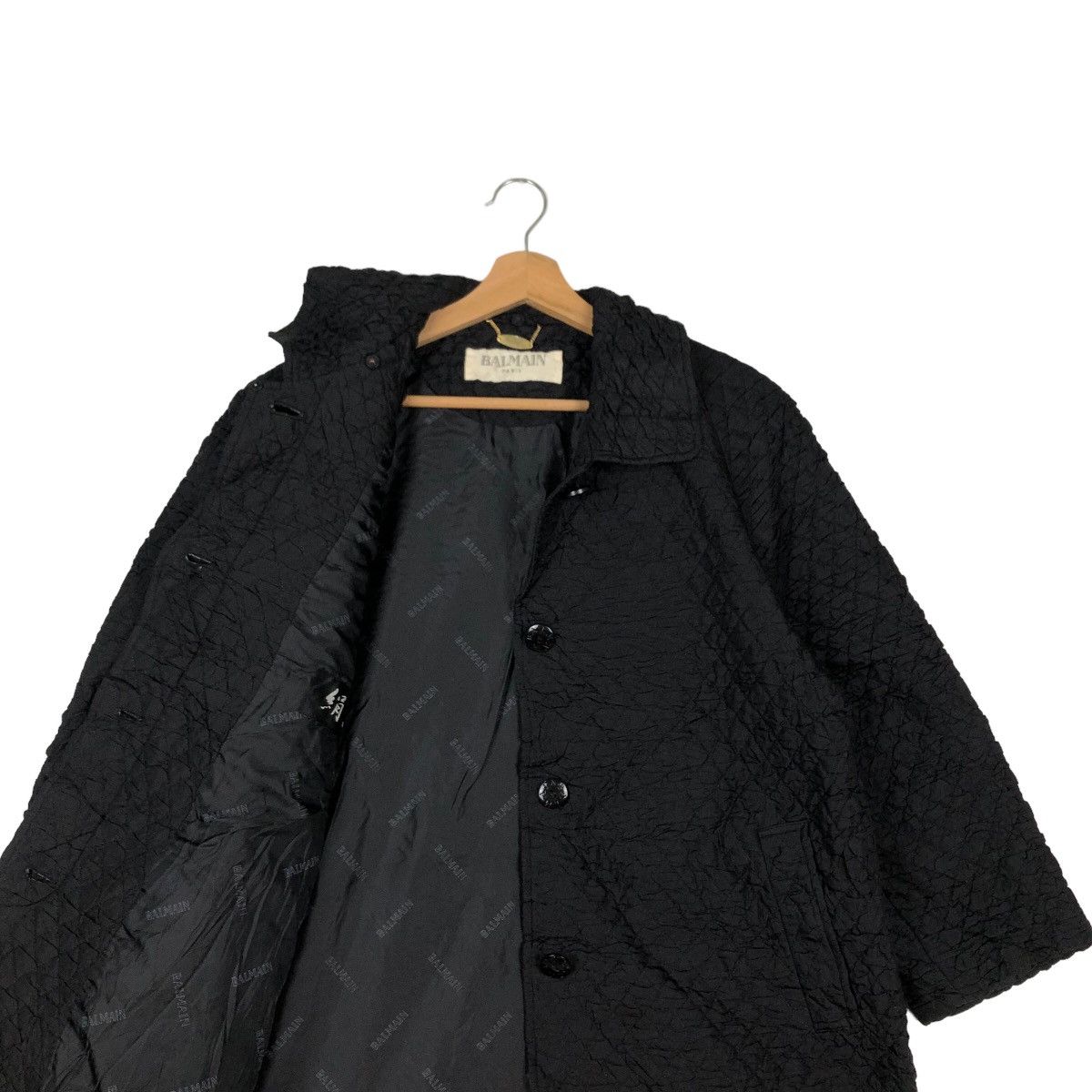 Balmain VINTAGE OVERSIZED SILK JACKET BALMAIN PARIS Size US M / EU 48-50 / 2 - 9 Thumbnail