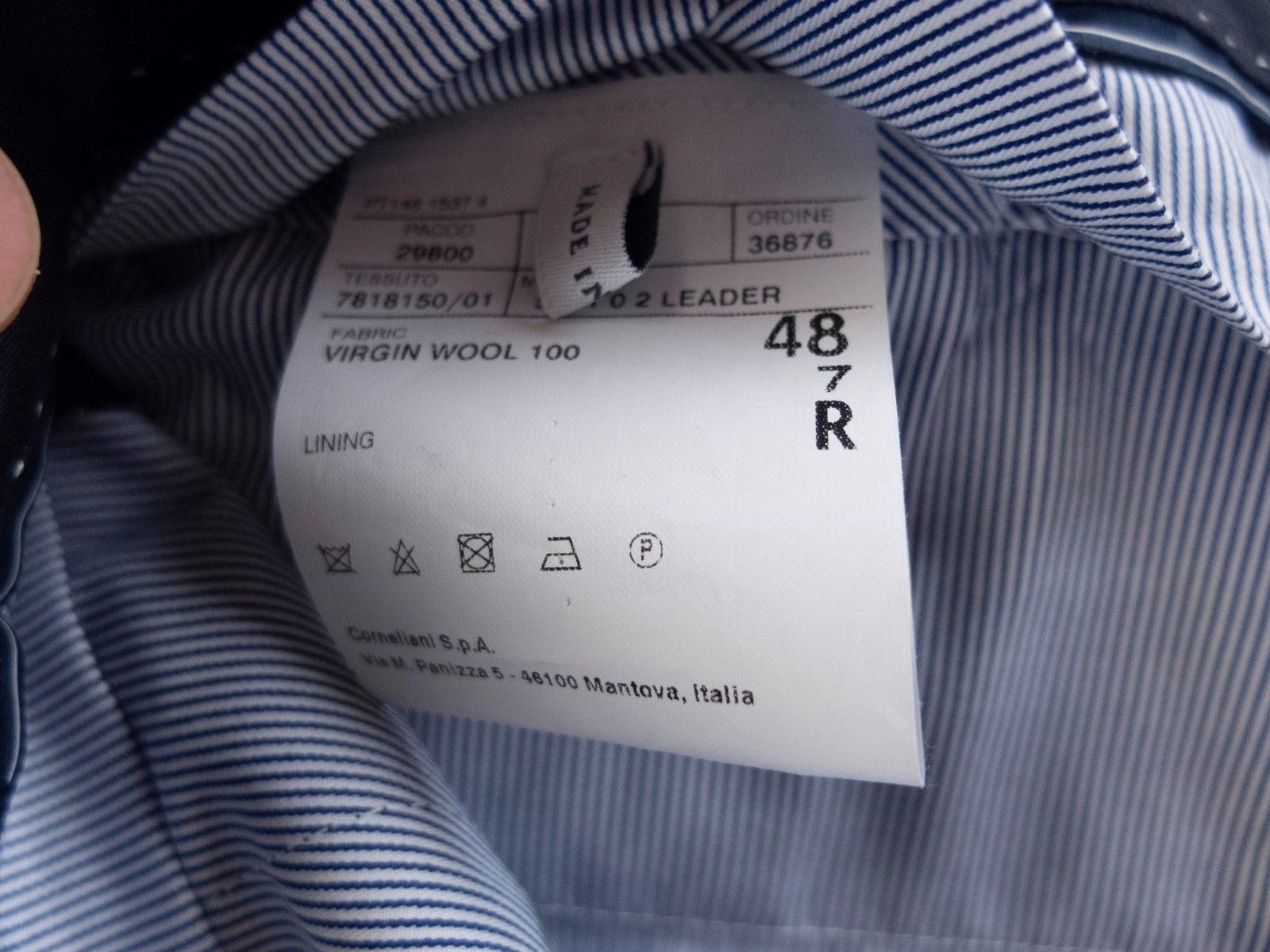 Corneliani CORNELIANI navy blue wool pants trousers Size 32 US / 48 EU Size US 32 / EU 48 - 5 Thumbnail