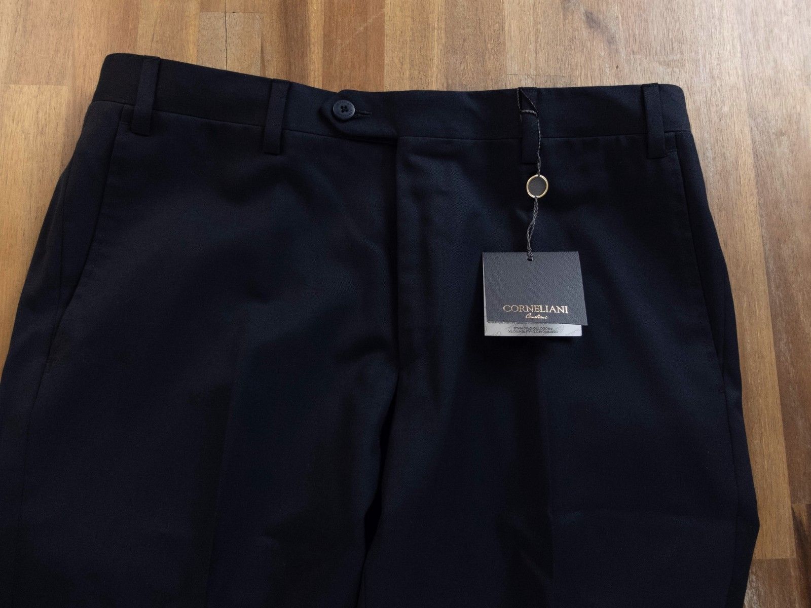 Corneliani CORNELIANI navy blue wool pants trousers Size 32 US / 48 EU Size US 32 / EU 48 - 2 Thumbnail
