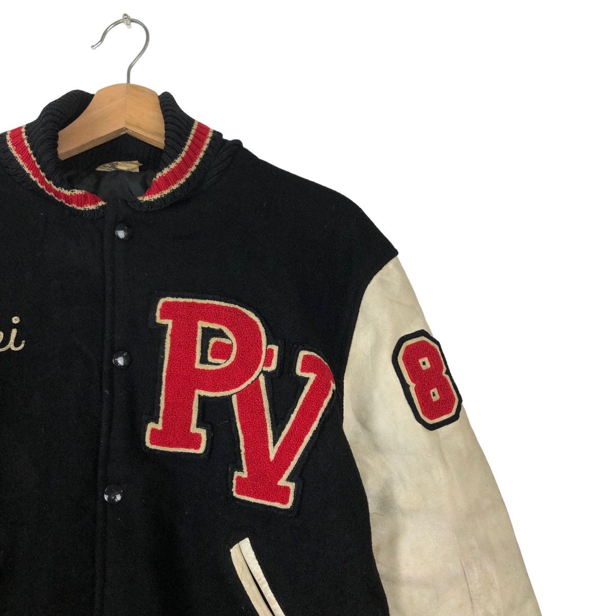 Skookum VINTAGE 60’s SKOOKUM LETTERMAN LEATHER WOOL VARSITY JACKET Size US M / EU 48-50 / 2 - 5 Thumbnail