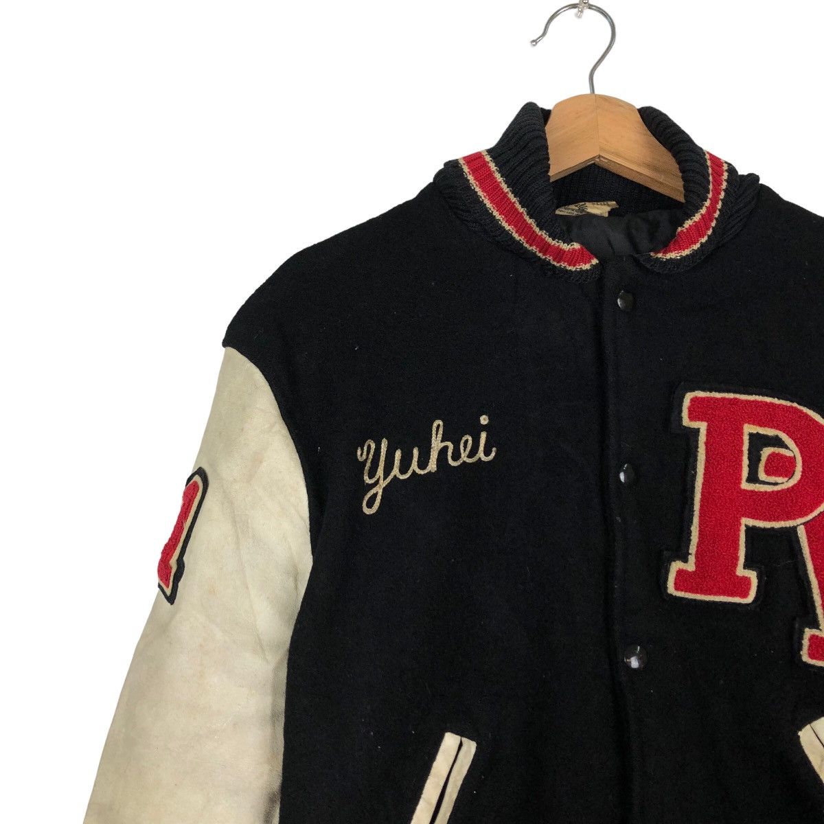 Skookum VINTAGE 60’s SKOOKUM LETTERMAN LEATHER WOOL VARSITY JACKET Size US M / EU 48-50 / 2 - 6 Thumbnail