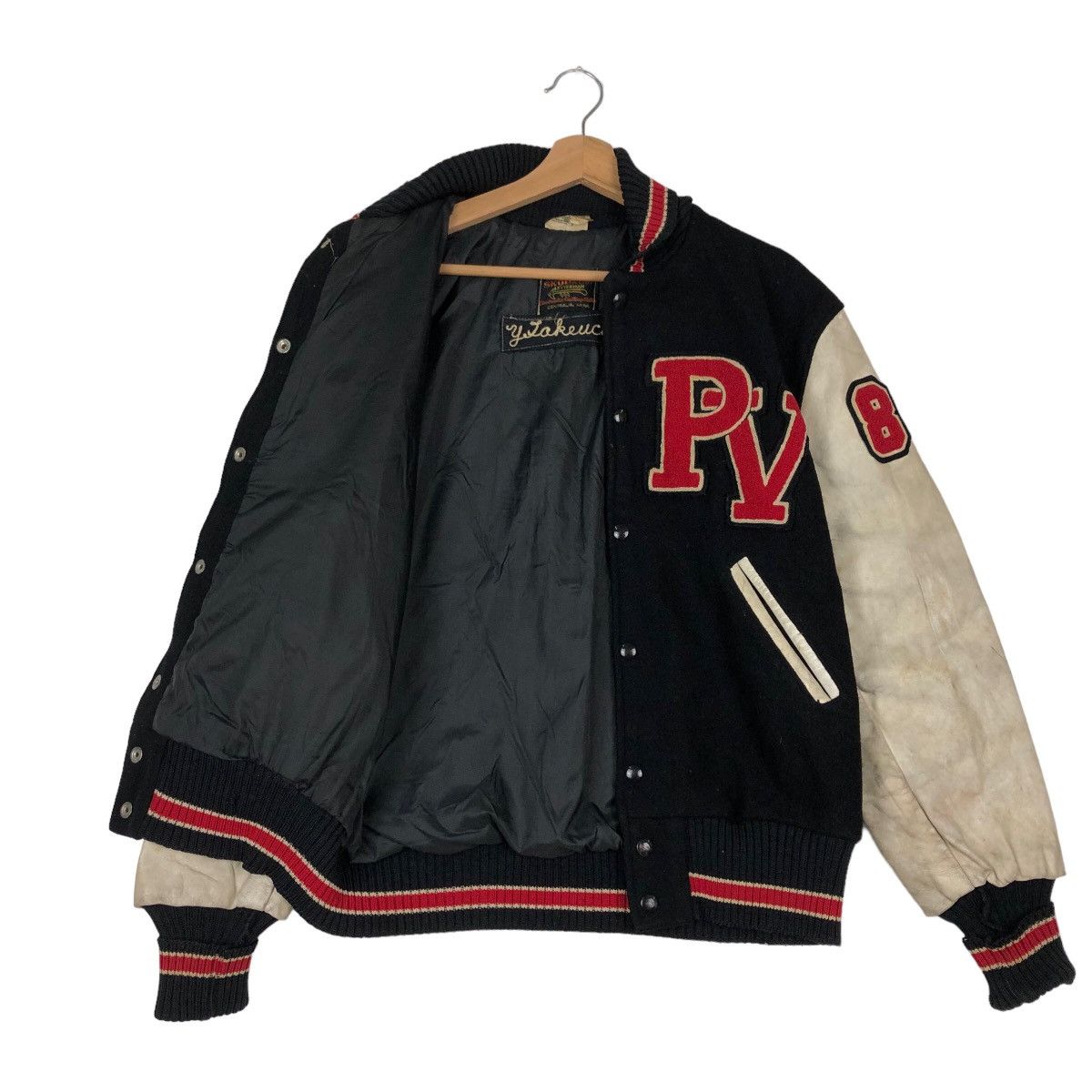 Skookum VINTAGE 60’s SKOOKUM LETTERMAN LEATHER WOOL VARSITY JACKET Size US M / EU 48-50 / 2 - 8 Thumbnail