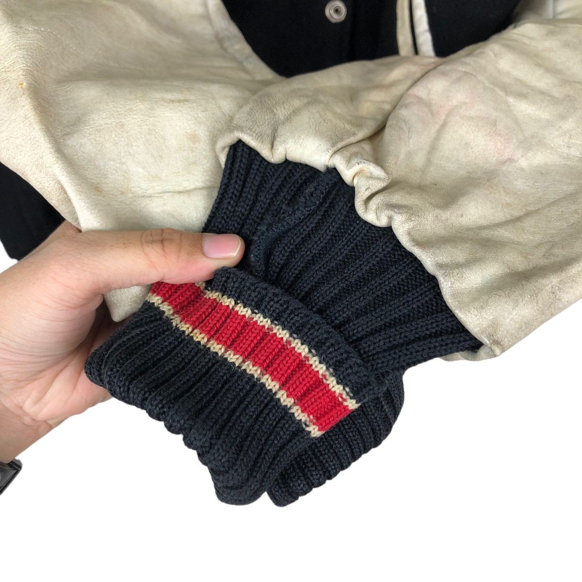 Skookum VINTAGE 60’s SKOOKUM LETTERMAN LEATHER WOOL VARSITY JACKET Size US M / EU 48-50 / 2 - 11 Thumbnail