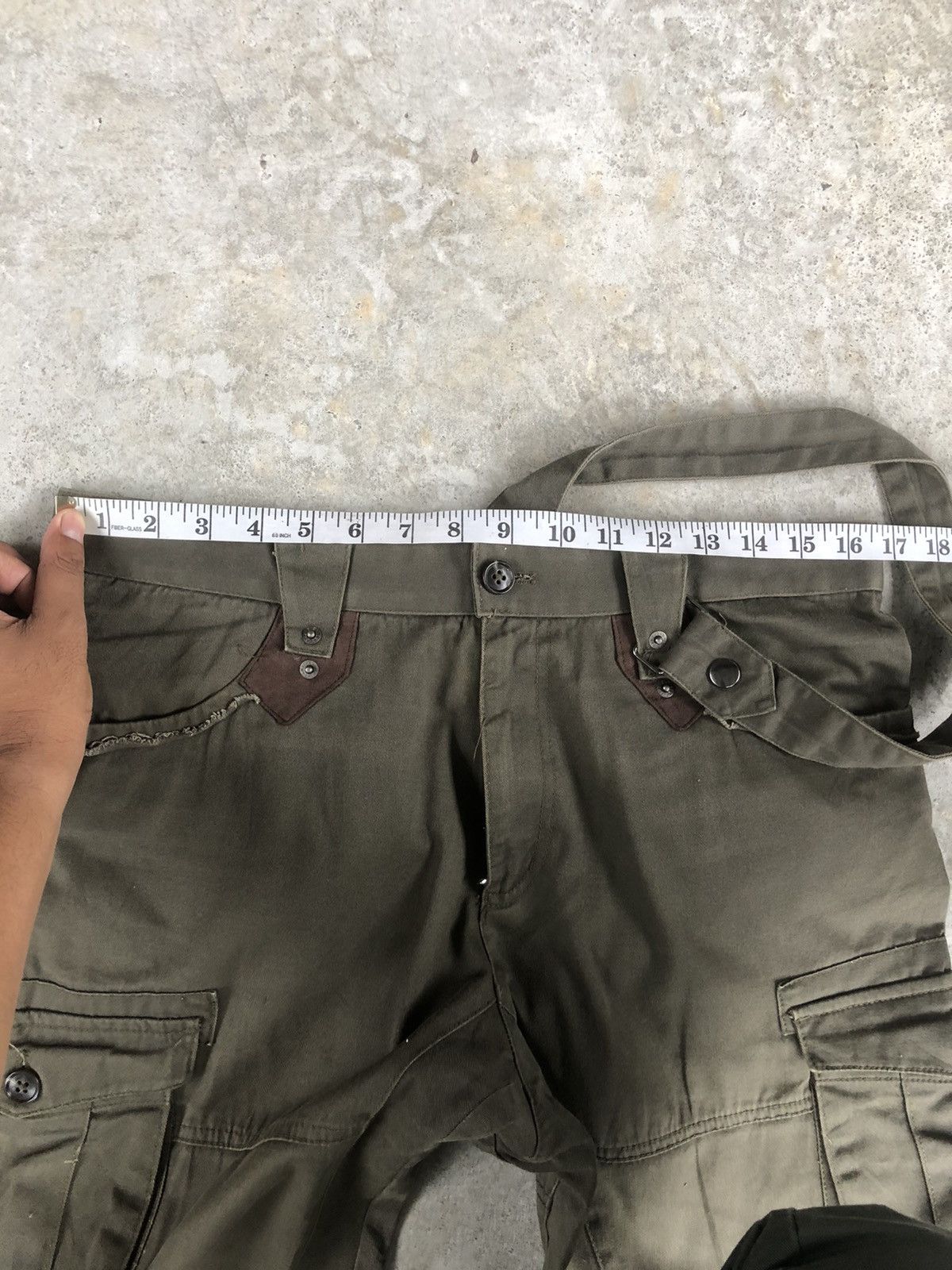 Seditionaries Rare PPFM x Narchy Denim Cargo Pants Tactical Multipocket Size US 33 - 16 Thumbnail
