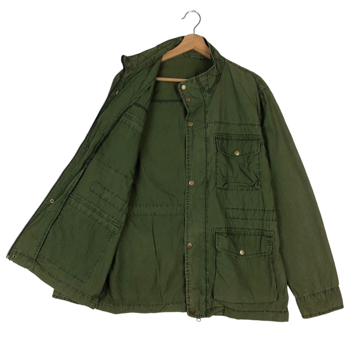 Japanese Brand VINTAGE CHORE JACKET GU JAPAN INSPIRED ISSEY MIYAKE JAPAN Size US L / EU 52-54 / 3 - 9 Thumbnail