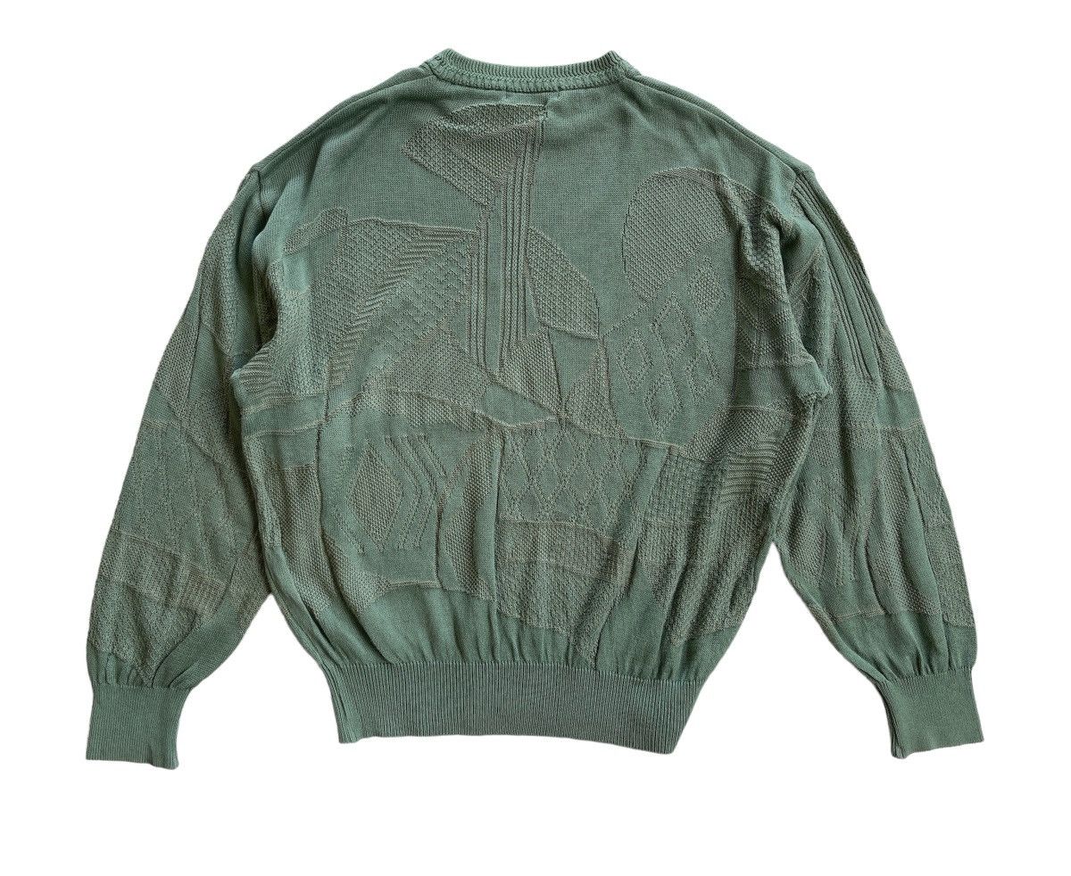 Lancel Vintage Lancel Abstract Linen Acrylic Knitted Sweater Size US L / EU 52-54 / 3 - 5 Thumbnail
