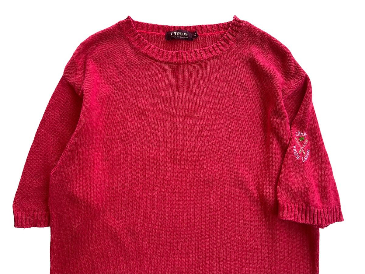 Chaps Ralph Lauren Vintage Chaps RL Knitted Jumper Short Sleeve Size US L / EU 52-54 / 3 - 4 Thumbnail