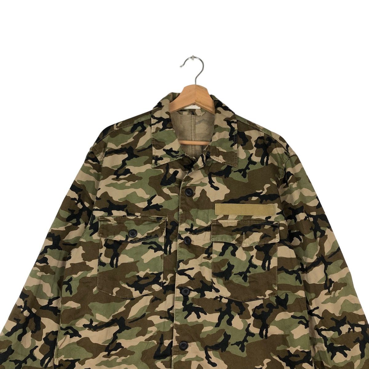 Japanese Brand VINTAGE CHORE CAMO TRUCKER JACKET GU JAPAN ISSEY MIYAKE Size US M / EU 48-50 / 2 - 2 Thumbnail