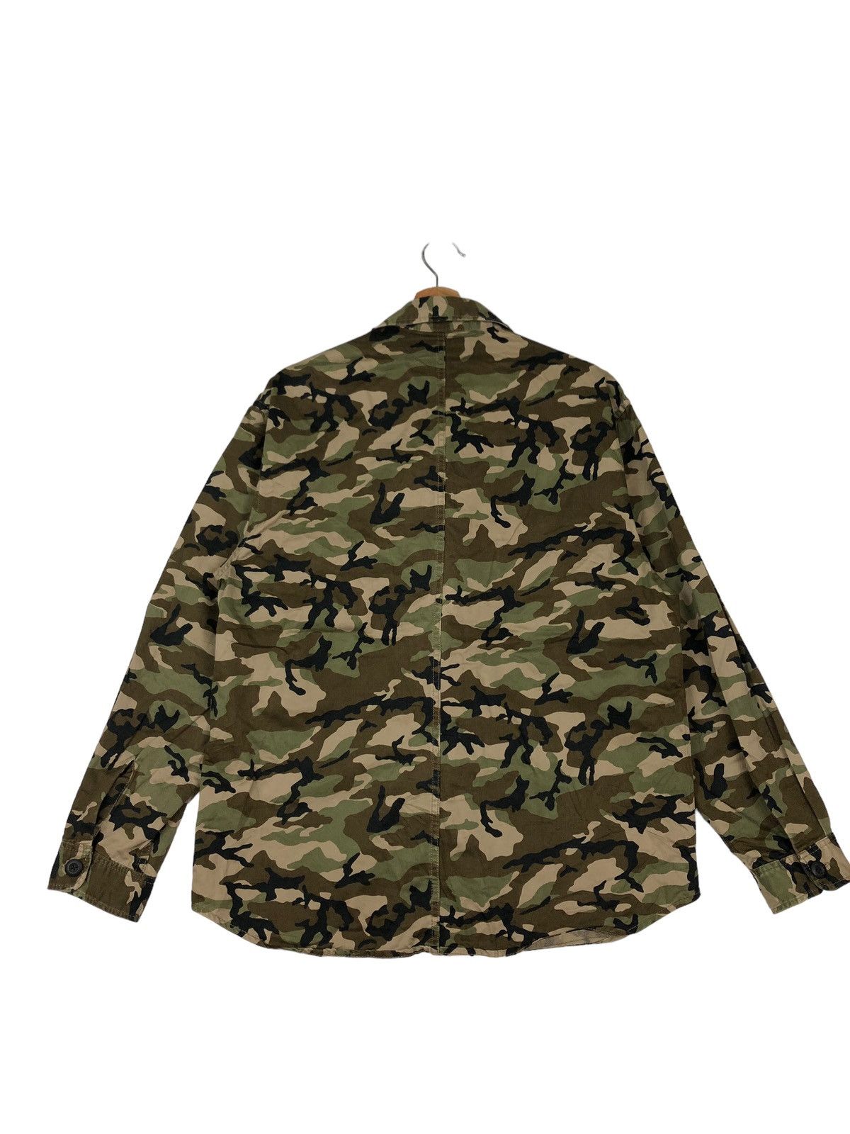 Japanese Brand VINTAGE CHORE CAMO TRUCKER JACKET GU JAPAN ISSEY MIYAKE Size US M / EU 48-50 / 2 - 7 Thumbnail