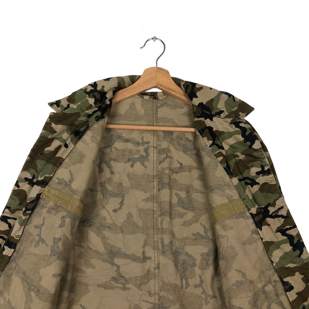 Japanese Brand VINTAGE CHORE CAMO TRUCKER JACKET GU JAPAN ISSEY MIYAKE Size US M / EU 48-50 / 2 - 10 Thumbnail