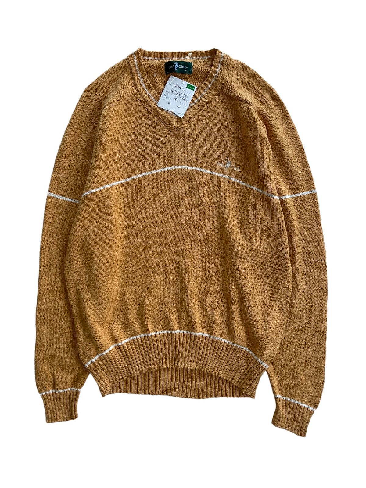 Japanese Brand Vintage 90s Polo Club Knitwear Sweater Size US M / EU 48-50 / 2 - 1 Thumbnail