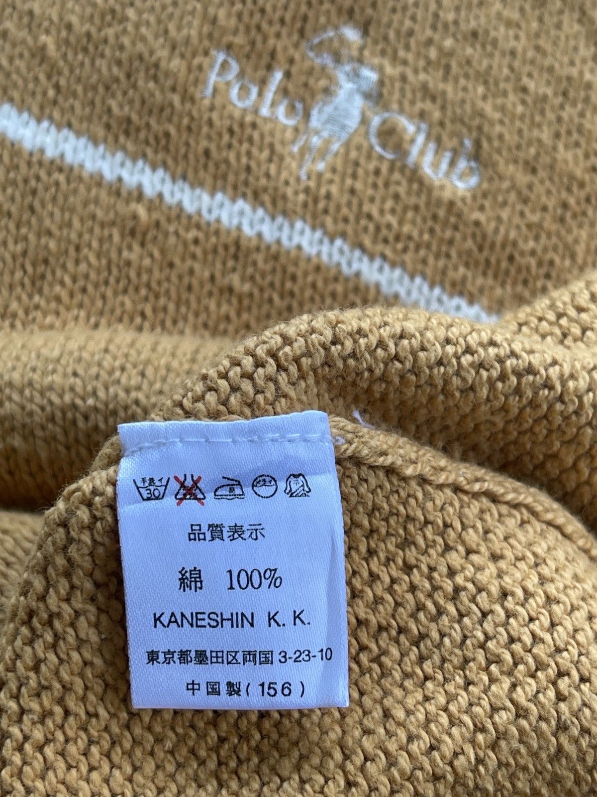 Japanese Brand Vintage 90s Polo Club Knitwear Sweater Size US M / EU 48-50 / 2 - 8 Thumbnail