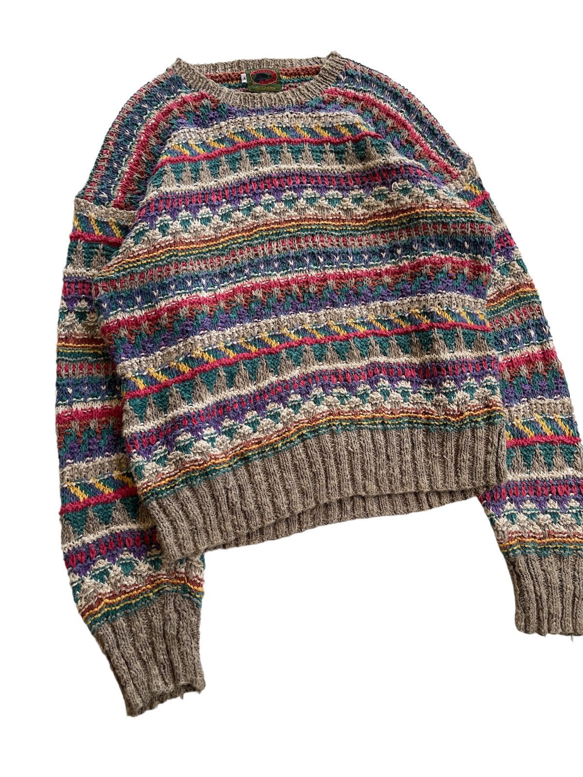 Boston Traders Vintage Boston Traders Cable Knitted Sweater Size US M / EU 48-50 / 2 - 2 Thumbnail