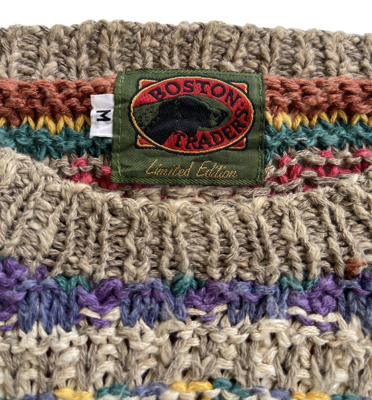 Boston Traders Vintage Boston Traders Cable Knitted Sweater Size US M / EU 48-50 / 2 - 8 Thumbnail