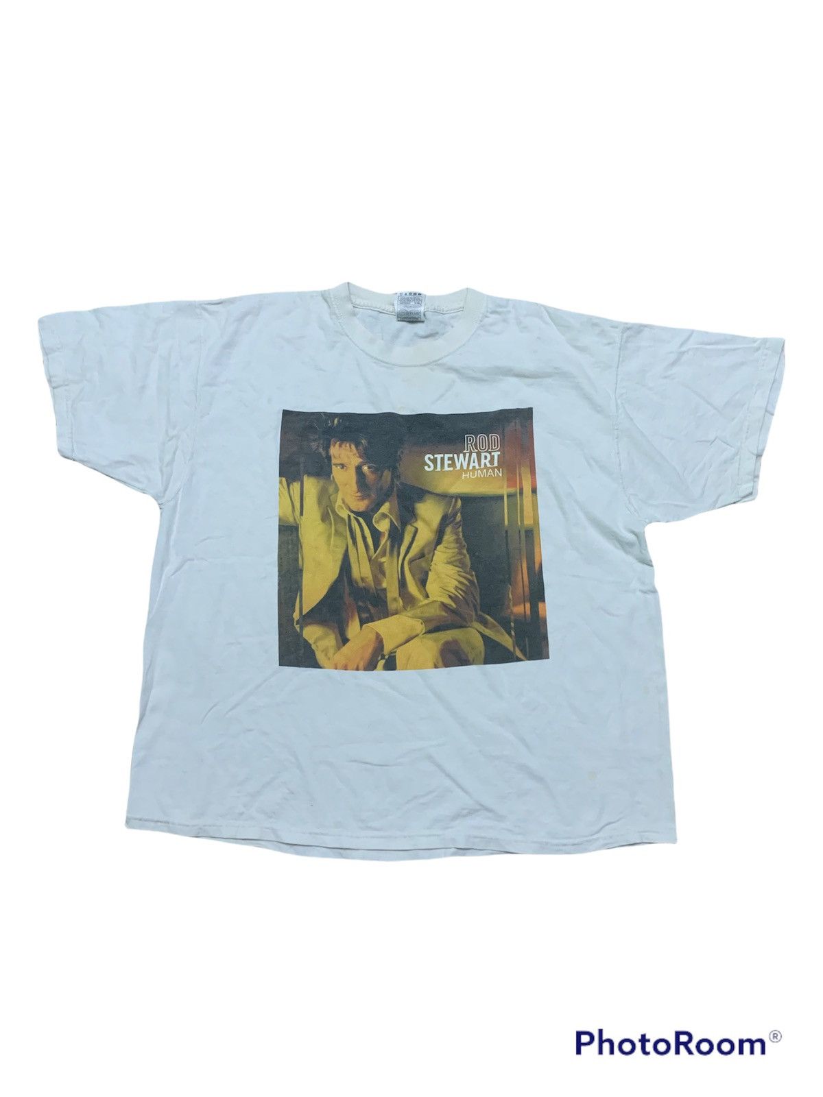 Vintage 2001 Rod Stewart Human Tour Tee Shirt