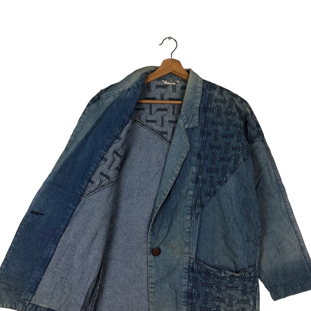 Japanese Brand VINTAGE CHORE I MODA JAPAN SISOKO DESIGN KAPITAL BLUE BLUE Size US M / EU 48-50 / 2 - 9 Thumbnail
