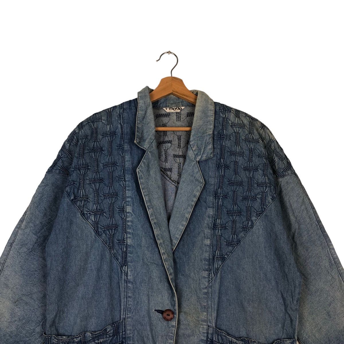 Japanese Brand VINTAGE CHORE I MODA JAPAN SISOKO DESIGN KAPITAL BLUE BLUE Size US M / EU 48-50 / 2 - 2 Thumbnail