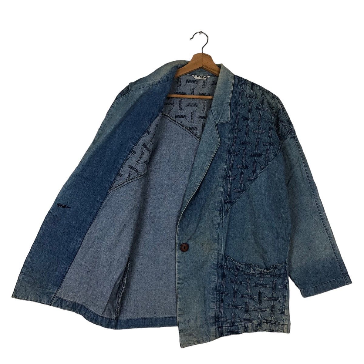 Japanese Brand VINTAGE CHORE I MODA JAPAN SISOKO DESIGN KAPITAL BLUE BLUE Size US M / EU 48-50 / 2 - 8 Thumbnail
