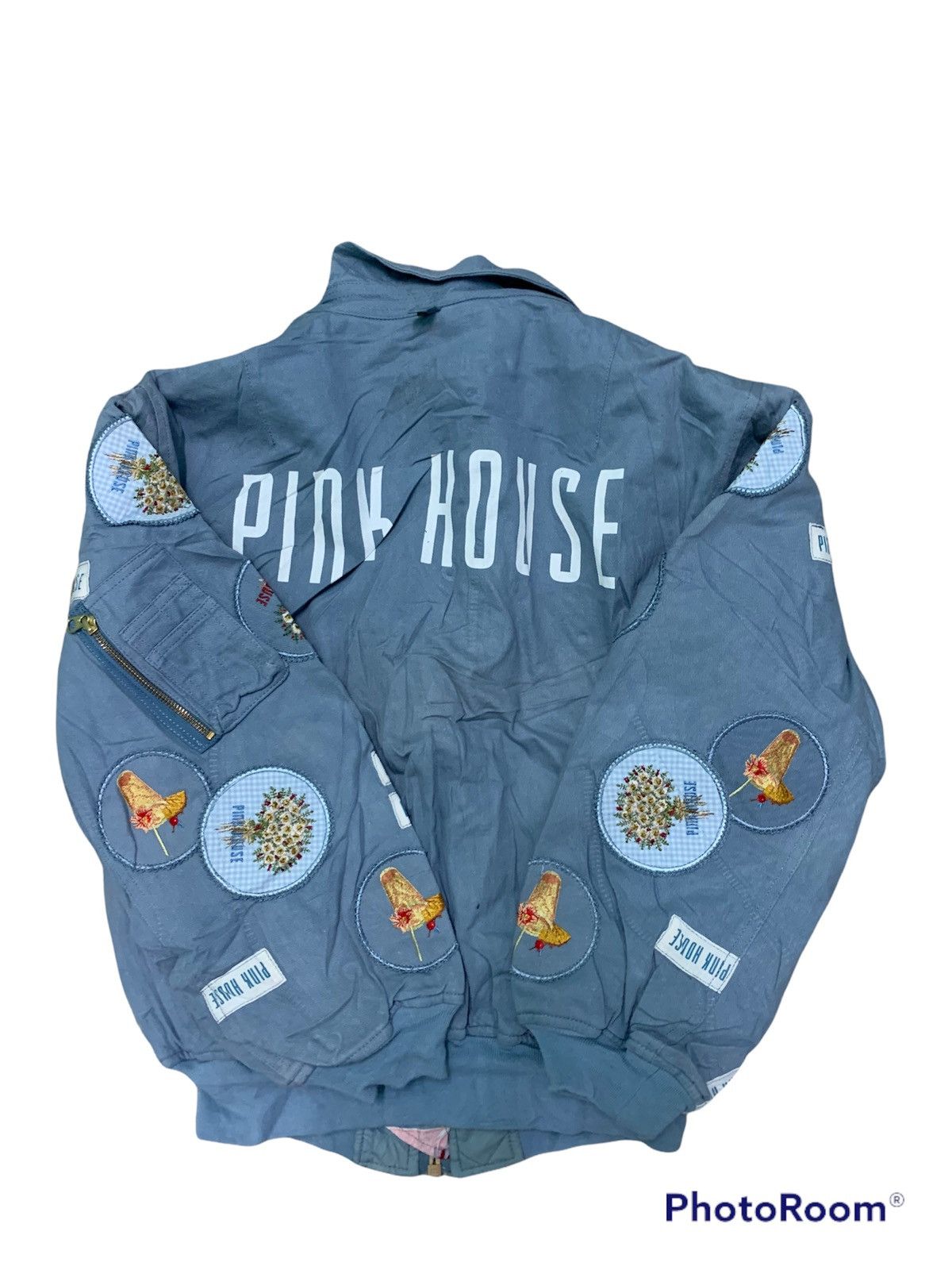 Pink House Nice Design Pink House Patchwork Bomber Jacket Size US M / EU 48-50 / 2 - 1 Thumbnail