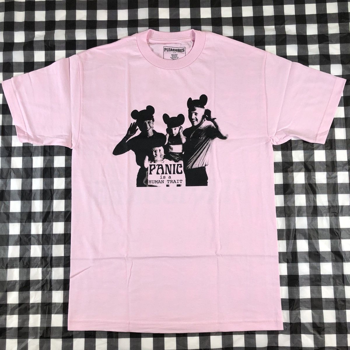 Pleasures Pleasures Now Panic Is A Human Trait Mickey Ears Tee Pink Size US M / EU 48-50 / 2 - 1 Thumbnail