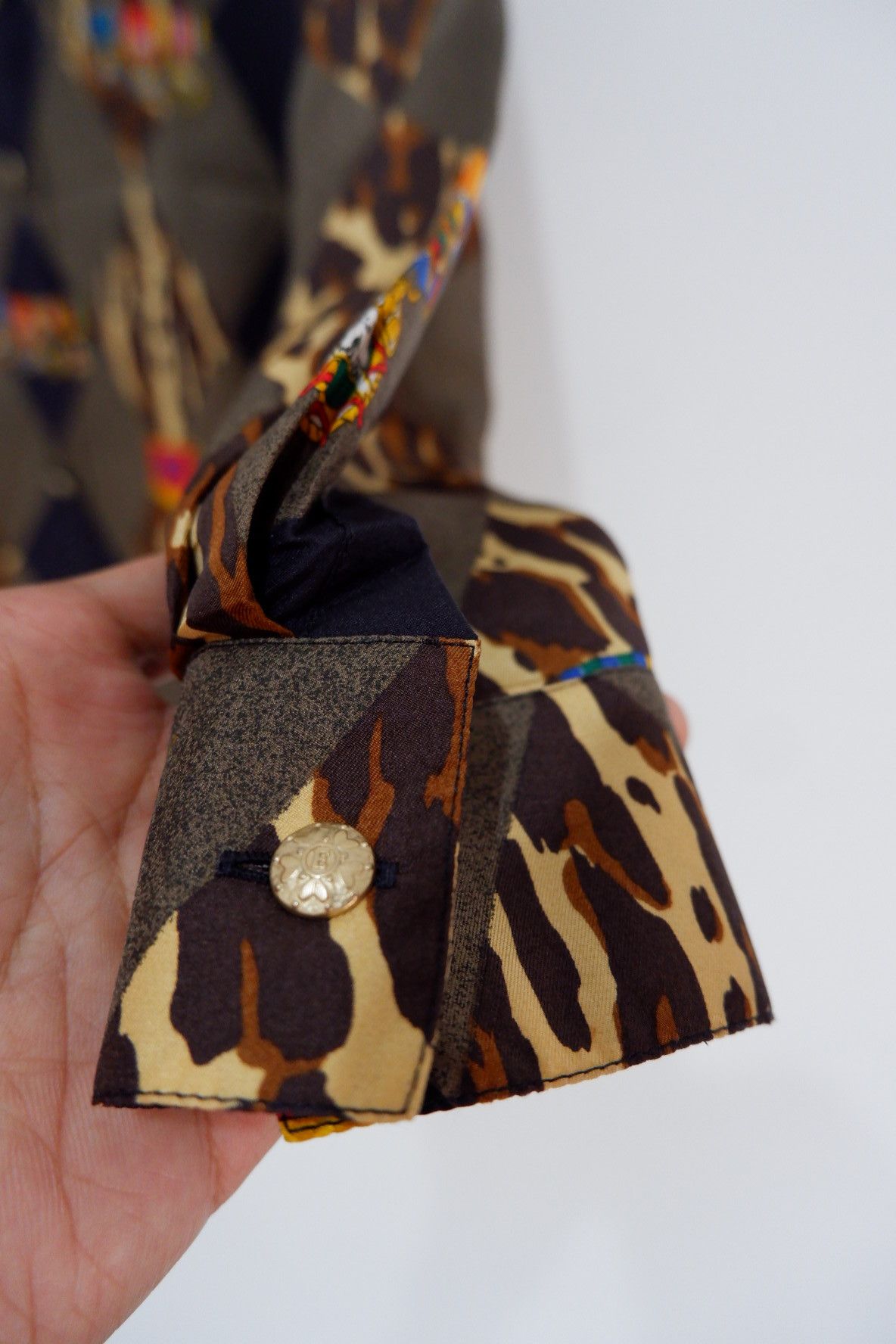 Escada Escada Margaretha Ley Silk Shirt Made In Germany Size US L / EU 52-54 / 3 - 4 Thumbnail