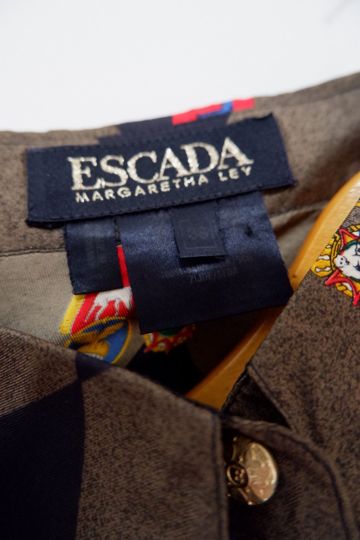 Escada Escada Margaretha Ley Silk Shirt Made In Germany Size US L / EU 52-54 / 3 - 8 Thumbnail