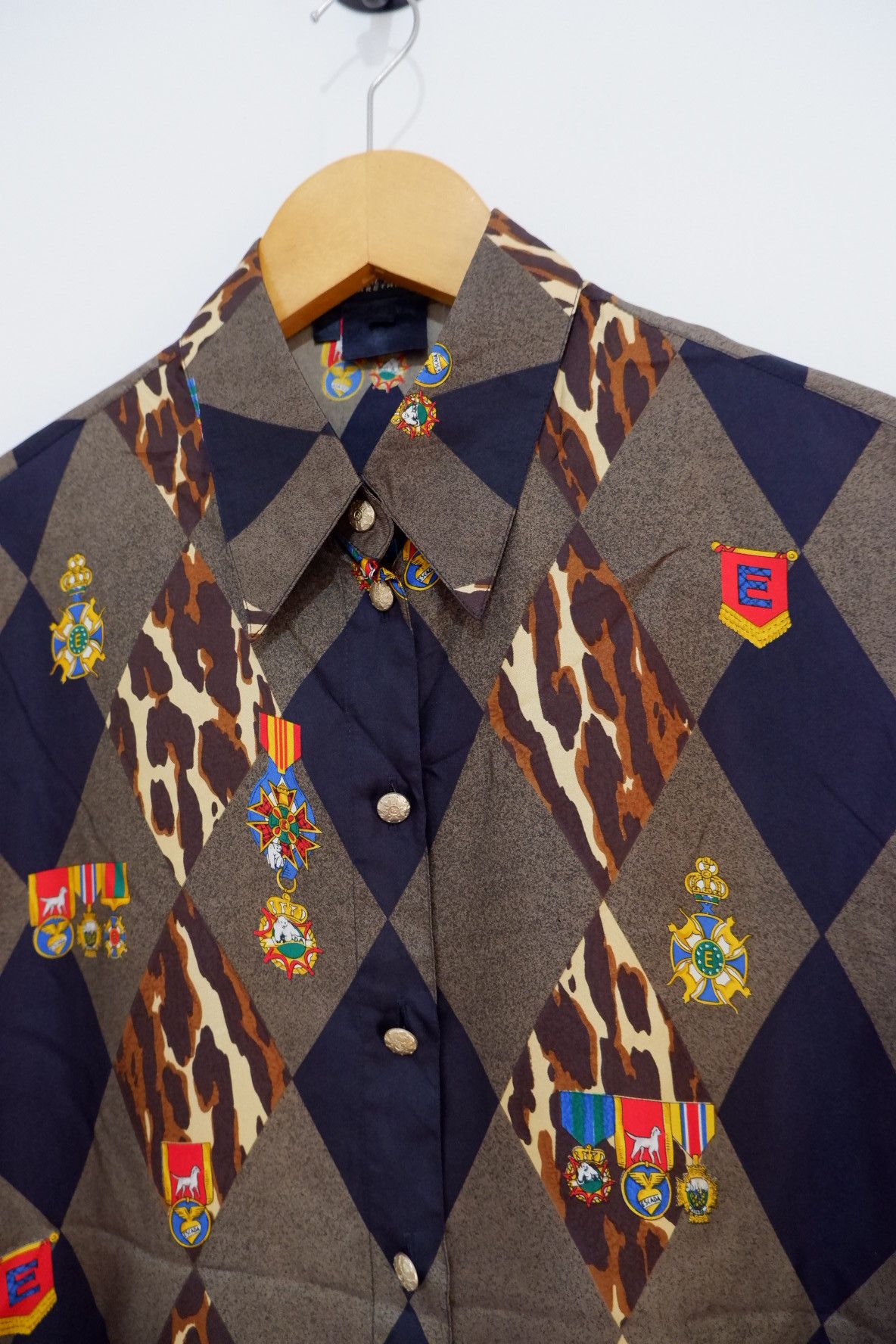 Escada Escada Margaretha Ley Silk Shirt Made In Germany Size US L / EU 52-54 / 3 - 5 Thumbnail