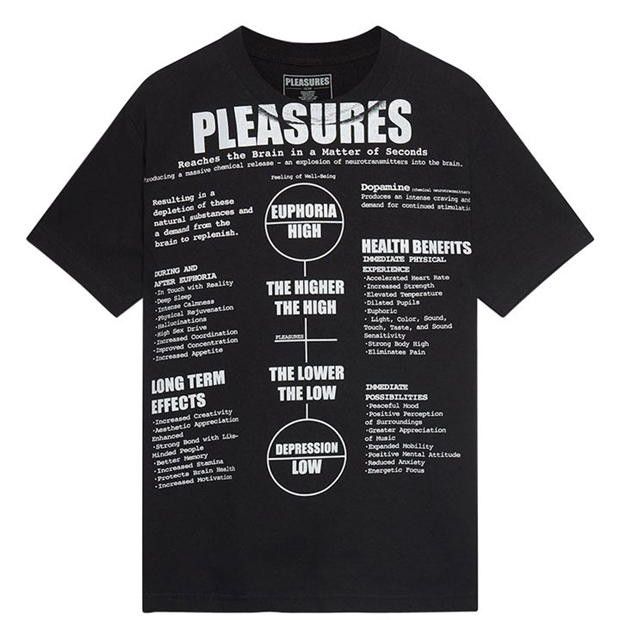 Pleasures Pleasures Now Higher Euphoria Depression Big Print Tee Size US S / EU 44-46 / 1 - 1 Thumbnail